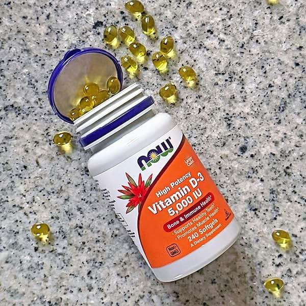 NOW Foods Supplements, Vitamin D-3 5,000 IU, High Potency, Structural Support*, 240 Softgels - Image 6
