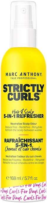 Marc Anthony Strictly Curls Hairspray For Curly Hair, 5-In-1 Refresher - Nourishing Formula For Moisturized, Refreshed & Healthy Scalp & Hair From Root To Tip - 5.7 fl oz - Image 1