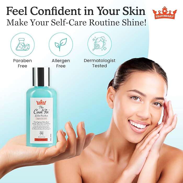 Shaveworks The Cool Fix Aftershave for Women: Pubic Hair Removal, Razor Bumps, Razor Burns, Ingrown Hair Treatment – After Shaving Post Waxing Bikini Area Moisturizing Skin Care Gel 2 Fl Oz - Image 7