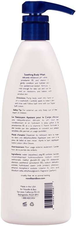 Noodle & Boo Soothing Baby Body Wash for Gentle Baby Care, 16 Fl oz - Image 2