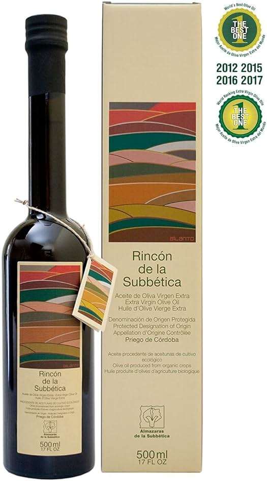 Rincon De La Subbetica- Award Winning, Organic Cold Pressed EVOO Extra Virgin Olive Oil, 16.9-Ounce Glass Bottle - Image 7
