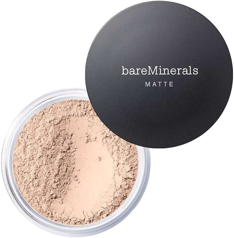 bareMinerals Original Matte Loose Powder Foundation SPF 15, Clean Mineral Powder Face Makeup, Sheer-to-Full Coverage, Reduces Shine, Dermatologist-Tested, Skin-improving Makeup For Sensitive Skin - Image 1
