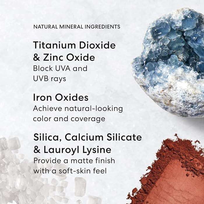 bareMinerals Original Matte Loose Powder Foundation SPF 15, Clean Mineral Powder Face Makeup, Sheer-to-Full Coverage, Reduces Shine, Dermatologist-Tested, Skin-improving Makeup For Sensitive Skin - Image 8