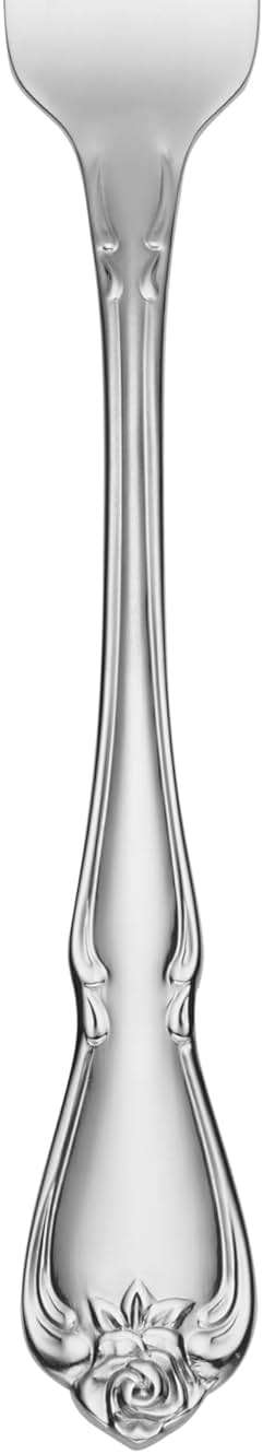 Oneida True Rose 45 Piece Everyday Flatware, Service for 8, 18/0 Stainless Steel, Silverware Set, Silver - Image 5