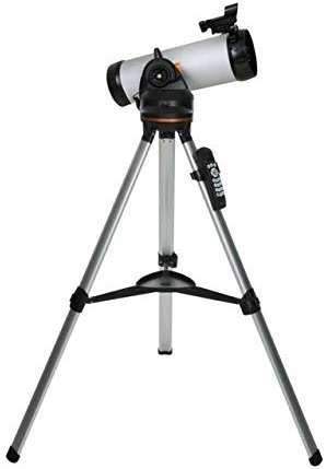 Celestron - 114LCM Computerized Newtonian Telescope - Telescopes for Beginners - 2 Eyepieces - Full-Height Tripod - Motorized Altazimuth Mount - Large 114mm Newtonian Reflector - Image 4