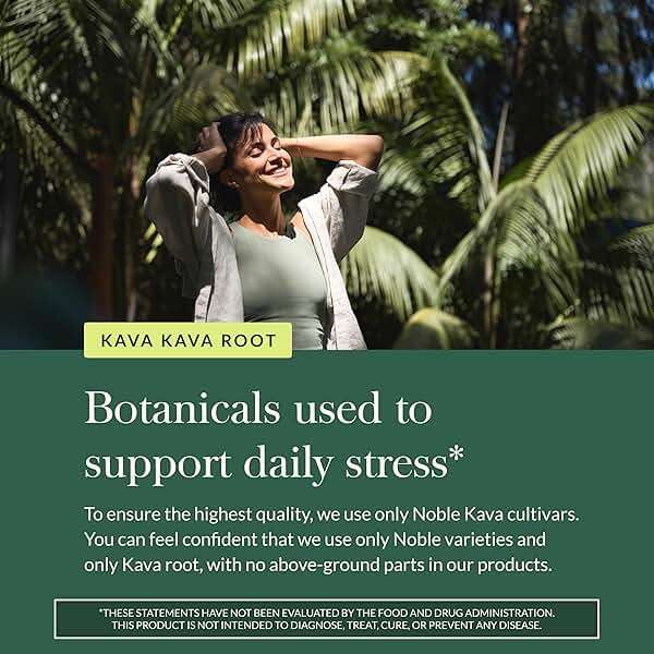 Gaia Herbs Kava Root - Helps Sustain a Sense of Calm & Relaxation During Times of Stress*- Made with Noble Kava Cultivars - 60 Vegan Liquid Phyto-Caps (60 Servings) - Image 5
