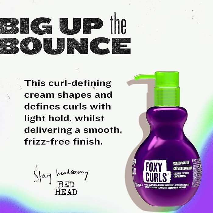 TIGI Bed Head Curl Cream, Foxy Curls – Contour Cream for Lightweight Definition, Frizz Control, Anti-Humidity, Wavy & Curly Hair Products, Fruit Twist Scent, 6.76 Oz - Image 2