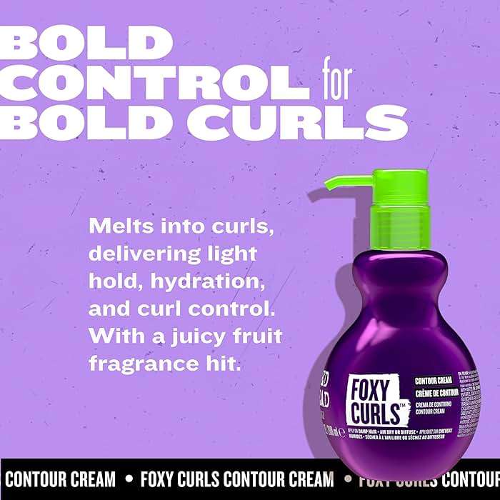 TIGI Bed Head Curl Cream, Foxy Curls – Contour Cream for Lightweight Definition, Frizz Control, Anti-Humidity, Wavy & Curly Hair Products, Fruit Twist Scent, 6.76 Oz - Image 6