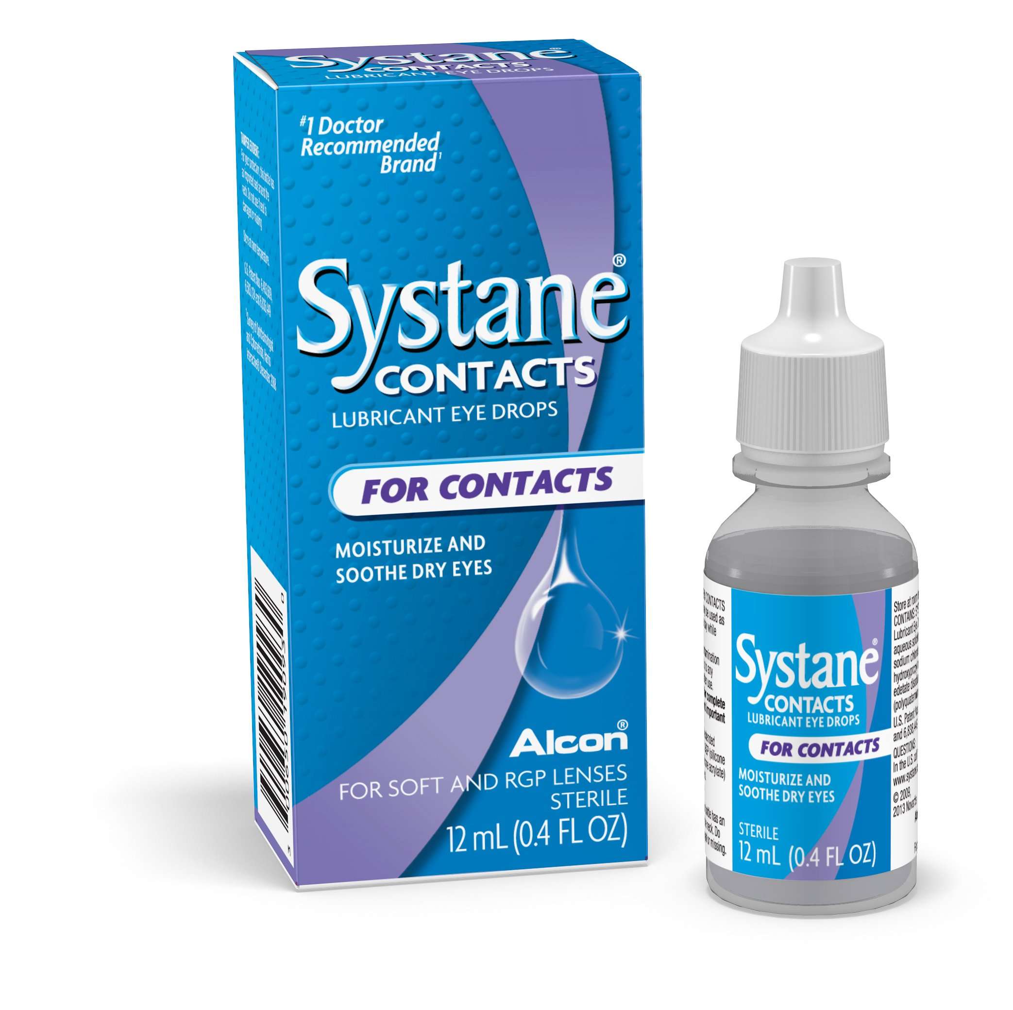 Systane Contacts Soothing Drops-0.405 oz, 12mL - Image 1