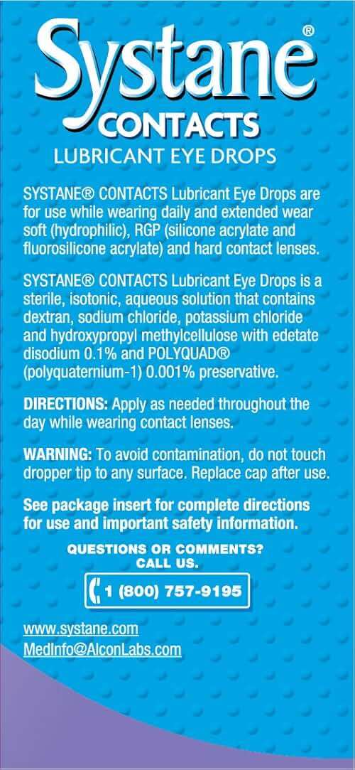 Systane Contacts Soothing Drops-0.405 oz, 12mL - Image 3