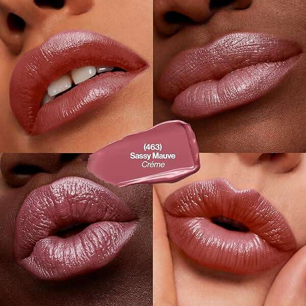 Revlon Super Lustrous Lipstick, Creamy Formula For Soft, Fuller-Looking Lips, Moisturized Feel, 463 Sassy Mauve, 0.15 oz - Image 2