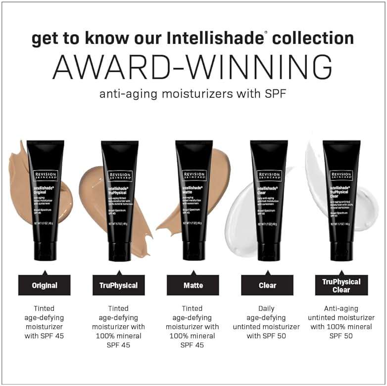 Revision Skincare Intellishade® Original SPF 45, Anti-Aging Tinted Sunscreen for Face, Daily Moisturizer with SPF, Anti-Wrinkle with Peptides & Vitamin C, Hydrating Broad-Spectrum Sunscreen, 1.7 oz - Image 5