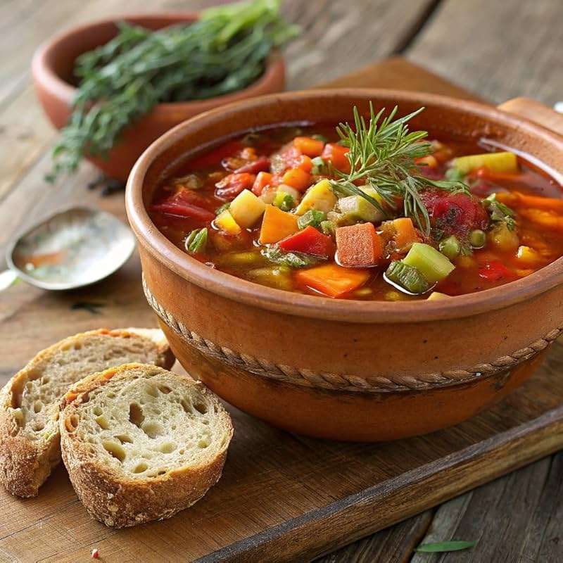 Harmony House Premium Vegetable Soup Mix - Dehydrated Vegetables for Cooking, Camping, Emergency Supply and More (9 oz, Quart Size Jar) - Image 3