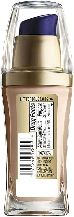 L'Oreal Paris Visible Lift Serum Absolute Foundation, Creamy Natural, 1 Ounce - Image 2