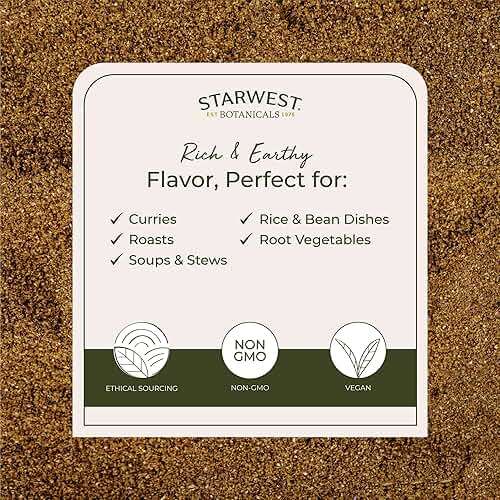 Starwest Botanicals Organic Ground Cumin Seed Powder - Dried Seasoning for Curry, Chili, & Other Food, Rich & Earthy Spice, Non-GMO - Bulk 1 lb Bag - Image 3