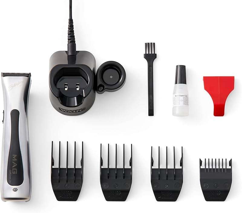 Wahl Professional Sterling Mag Cordless Trimmer, Lithium Ion, Quick-Detach Blade, 120 Minute Run Time, Includes Charging Stand - Image 7