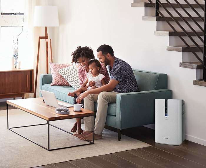 SHARP Air Purifier with Humidifier Combo – Covers up to 1,230 sqft in one hour, True HEPA Filter Air Purifier for Medium Rooms, Home Nursery, Dust, Smoke, Pollen - KC850U - Image 2