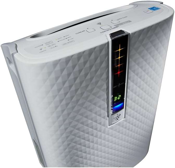SHARP Air Purifier with Humidifier Combo – Covers up to 1,230 sqft in one hour, True HEPA Filter Air Purifier for Medium Rooms, Home Nursery, Dust, Smoke, Pollen - KC850U - Image 6