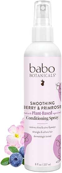 Babo Botanicals, Detangler Instantly Smooth Berry Primrose, 8 Fl Oz - Image 1