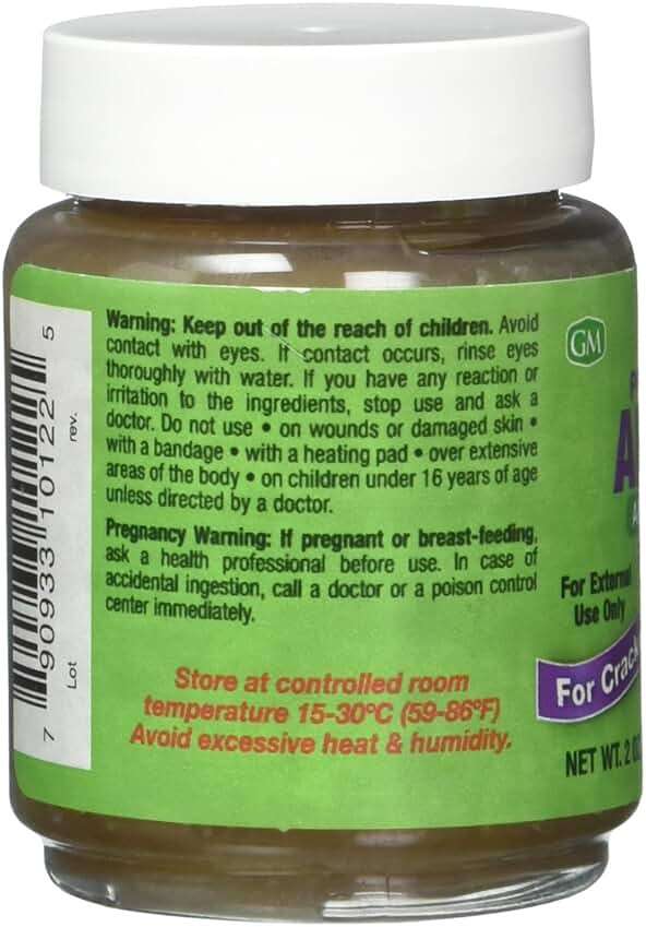 Germa™ Arnica Ointment (Black) Cracked Dry Skin, Bruises, Pain - Pomada Arnica Salve Negra - 2oz - Image 2