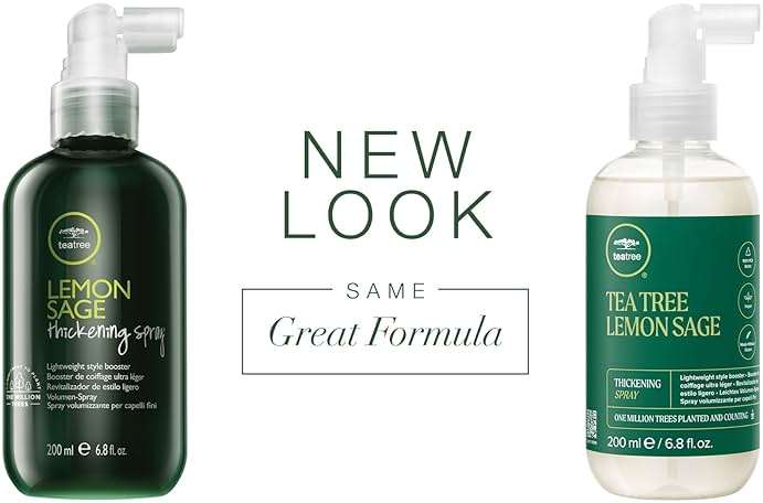 Tea Tree Lemon Sage Thickening Spray, Builds Body + Boosts Volume, For Fine Hair - Image 2