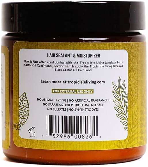 All Natural Black Castor Oil Hair Food | moisturize, thicken, strengthen & increase hair growth | Traditional Handmade Jamaican Black Castor Oil | Strong hair roots, scalp & hair growth - 4oz - Image 9