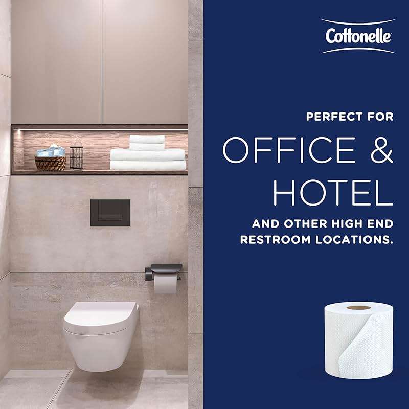 Cottonelle Professional Standard Roll Toilet Paper, Bulk (13135), 2-Ply, White, Compact for Easy Storage (20 Rolls of 451 Sheets, 9,020 Sheet Total) - Image 8