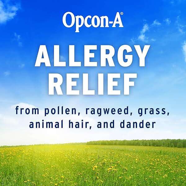 Opcon-A Allergy Eye Drops, Antihistamine and Redness Relief for Itchy, Red Eyes, Soothes Irritation from Pollen, Ragweed, Grass, Animal Hair and Dander Clinically Proven Formula, 0.5 Fl Oz (Pack of 2) - Image 3