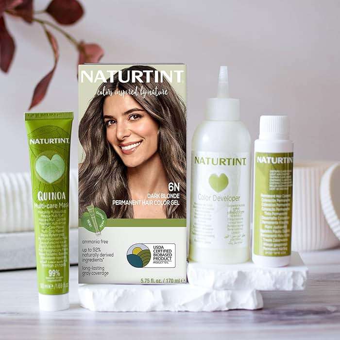 Naturtint 6N Dark Blonde Permanent Hair Color (Pack of 1), Ammonia Free, Vegan, Cruelty Free, up to 100% Gray Coverage, Long Lasting Results (Packaging may vary) - Image 6