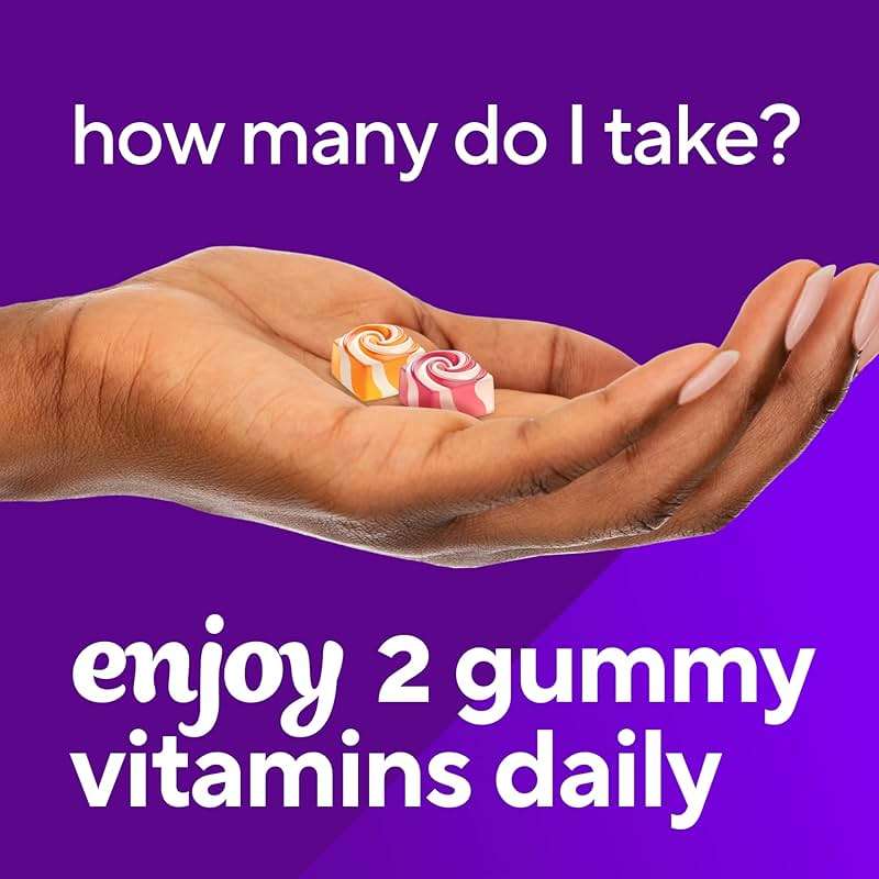 vitafusion Chewable Calcium Gummy Vitamins for Bone and Teeth Support, Calcium Gummies, Fruit and Cream Flavor, 100 Count, 50 Day Supply - Image 8