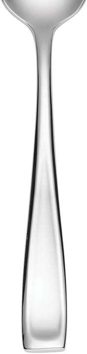Oneida Silverware Set For 12, Moda 65-Piece Fine Flatware Set with Serving Utensils, Service For 12, 18/10 Stainless Steel, Dishwasher Safe For home, Knives Spoons and Forks Set (Silver, 65 pieces) - Image 7