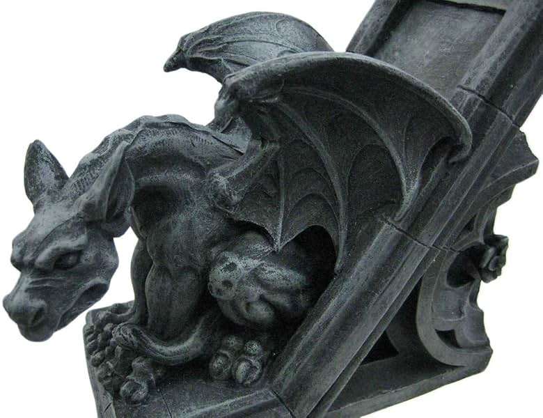 Gothic Gargoyle Sculptural Bookends Book Ends - Image 4