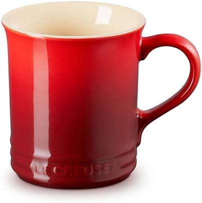 Le Creuset Stoneware Vancouver Mug, 14 oz., Cerise - Image 1