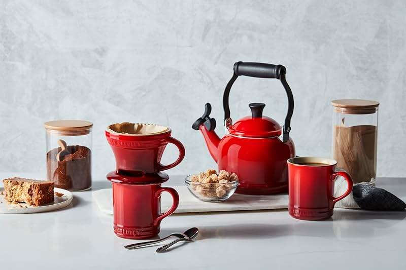 Le Creuset Stoneware Vancouver Mug, 14 oz., Cerise - Image 2