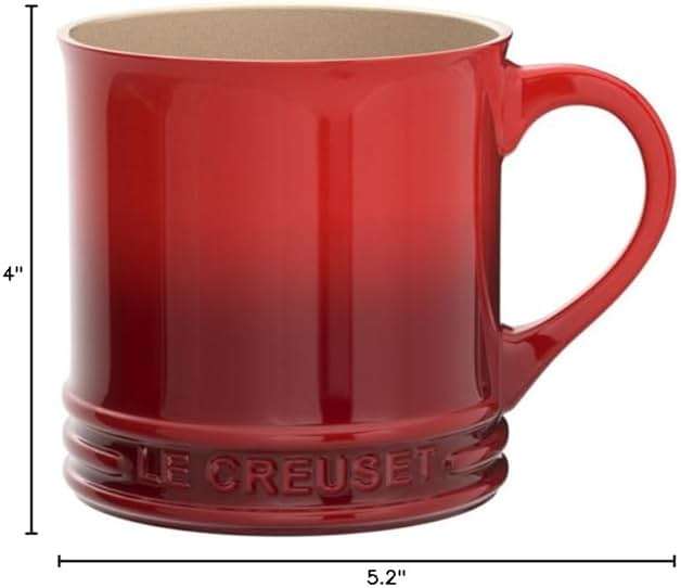 Le Creuset Stoneware Vancouver Mug, 14 oz., Cerise - Image 3