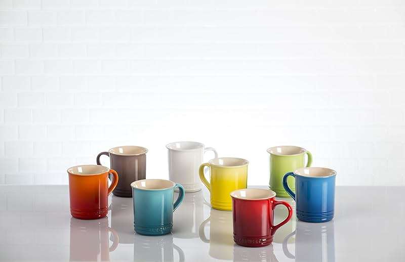Le Creuset Stoneware Vancouver Mug, 14 oz., Cerise - Image 7
