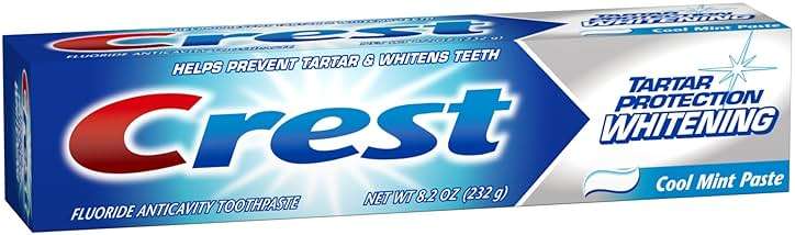 Crest Tartar Protection Whitening Cool Mint Flavor Toothpaste 8.2 Oz (Pack of 4) - Image 11