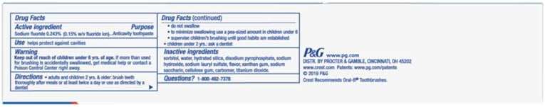 Crest Tartar Protection Whitening Cool Mint Flavor Toothpaste 8.2 Oz (Pack of 4) - Image 9