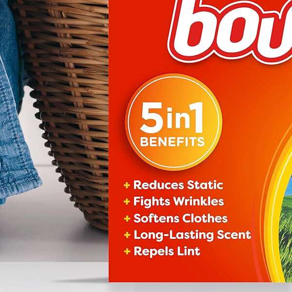 Bounce Fabric Softener Sheets, Outdoor Fresh Scent, 240 Count - Image 2