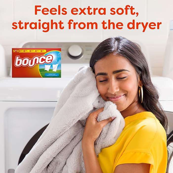 Bounce Fabric Softener Sheets, Outdoor Fresh Scent, 240 Count - Image 5