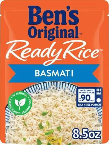 BEN'S ORIGINAL Ready Rice Basmati Rice, Easy Side Dish, 8.5 oz Pouch - Image 3