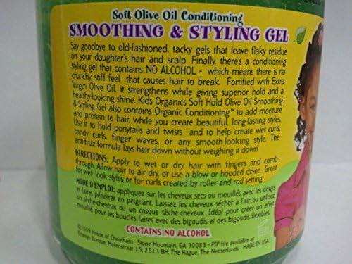 Originals by Africa's Best Soft Hold Olive Oil Conditioning Smoothing & Styling Gel, 15oz Jar - Image 2