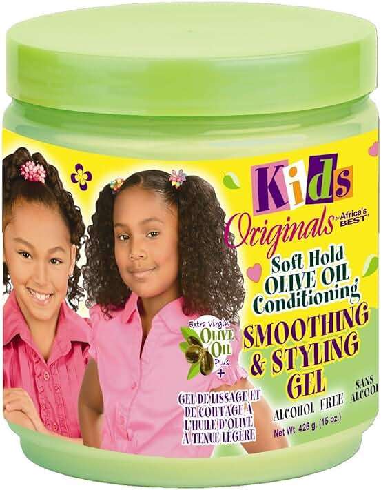 Originals by Africa's Best Soft Hold Olive Oil Conditioning Smoothing & Styling Gel, 15oz Jar - Image 3