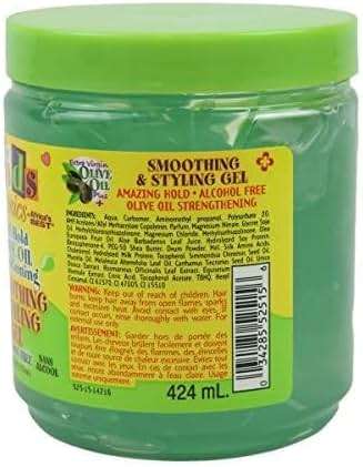Originals by Africa's Best Soft Hold Olive Oil Conditioning Smoothing & Styling Gel, 15oz Jar - Image 4