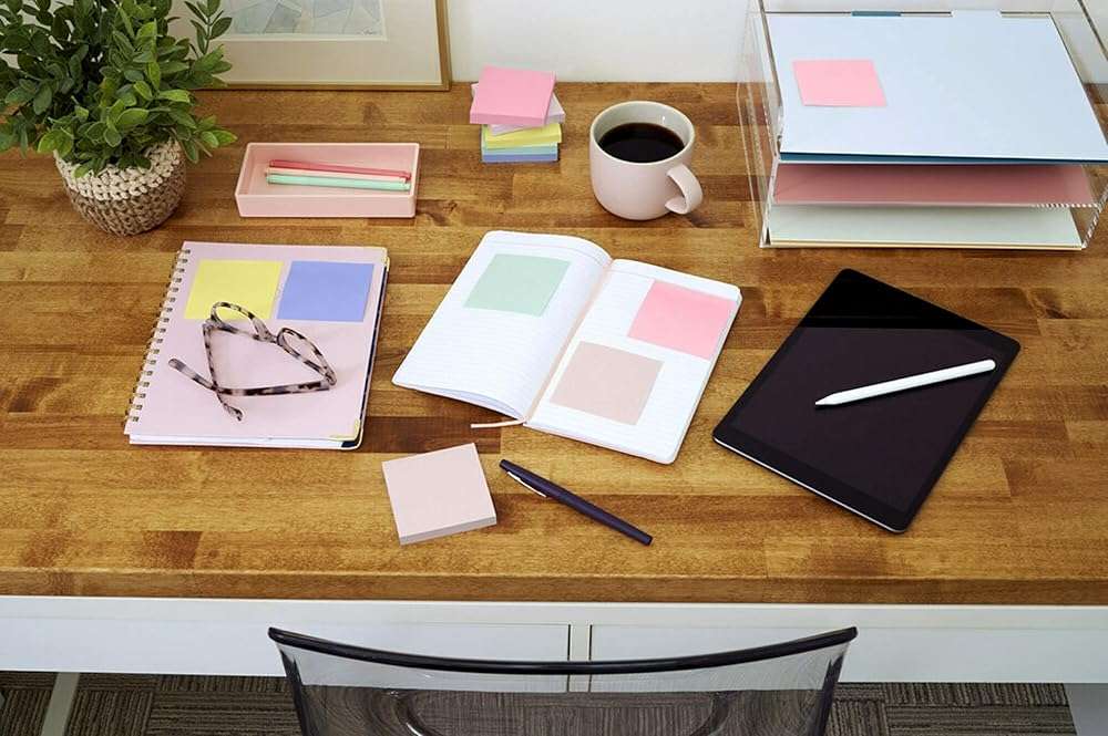 Post-it Greener Notes, 3x3 in, 24 Pads, America's #1 Favorite Sticky Notes, Sweet Sprinkles Collection, Pastel Colors, Clean Removal, 100% Recycled Material (654R-24CP-AP) - Image 2