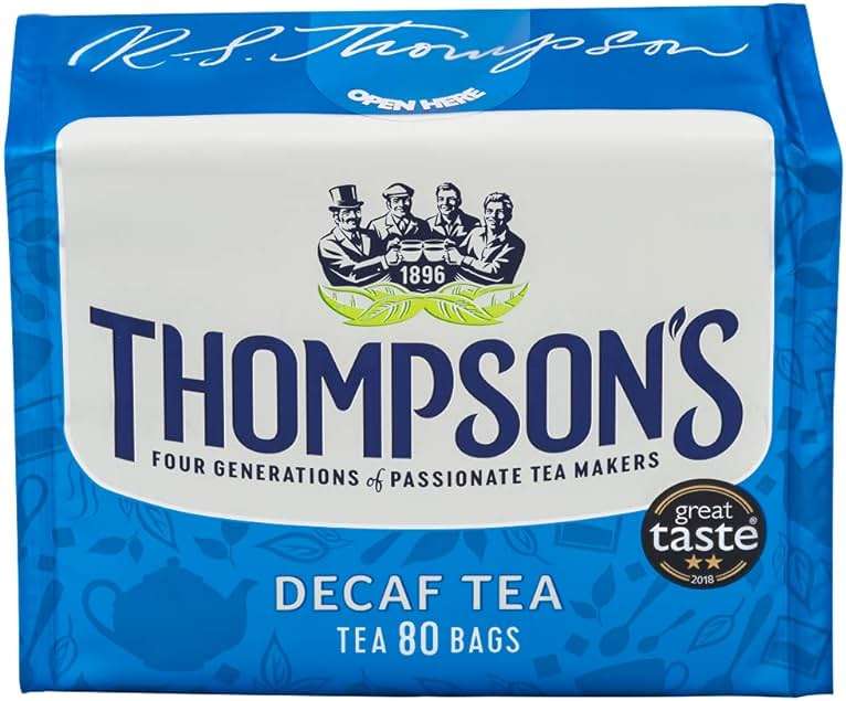 Thompson's Family Teas - Decaf(80 tea bags) - Image 1