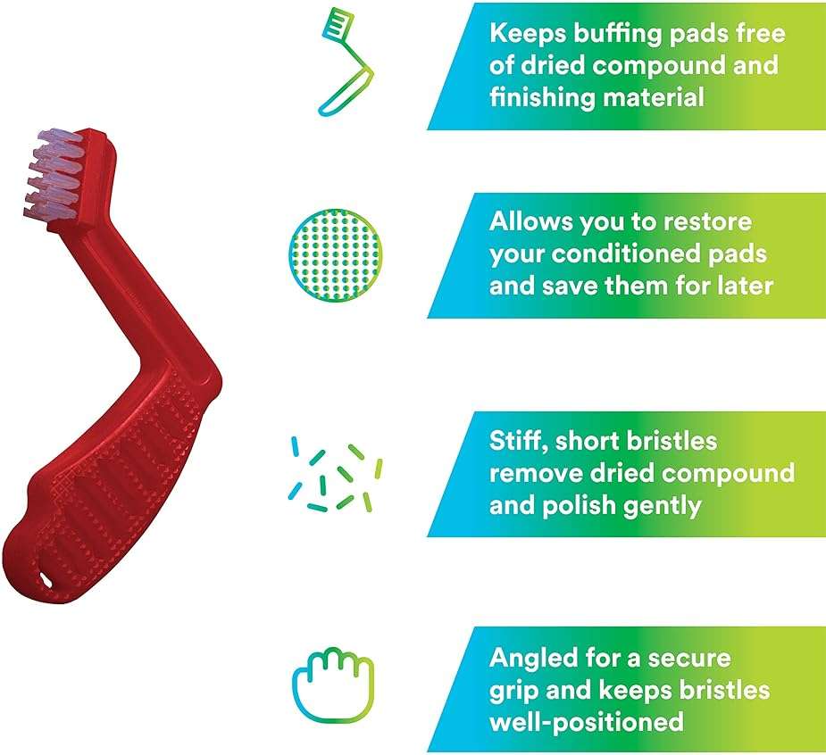 3M Conditioning Brush, 05761 , Red - Image 3