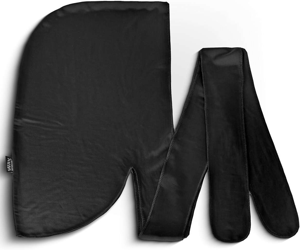 WavEnforcer 106 Snug Fit Do-Rag, Black - Image 4
