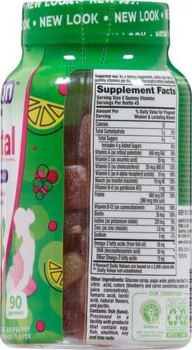 vitafusion PreNatal Gummy Vitamins, Raspberry Lemonade Flavor, Prenatal Vitamin Supplement for Women with Folate and DHA, 45 Day Supply, 90 Count - Image 16