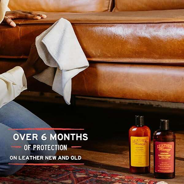 Leather Honey Leather Conditioner, Since 1968. For All Leather Items Including Auto, Furniture, Shoes, Purses and Tack. Non-Toxic and Made in the USA / 8 Fl Oz (Pack of 1) - Image 3